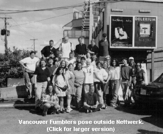 Vancouver Fumblers at Nettwerk. Follow link to see large version.