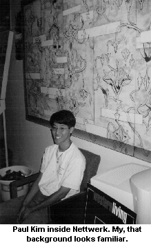 Paul Kim inside Nettwerk.